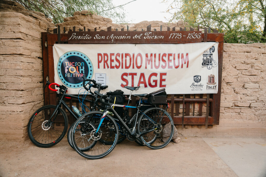 Bicycles at the Tucson Folk Festival