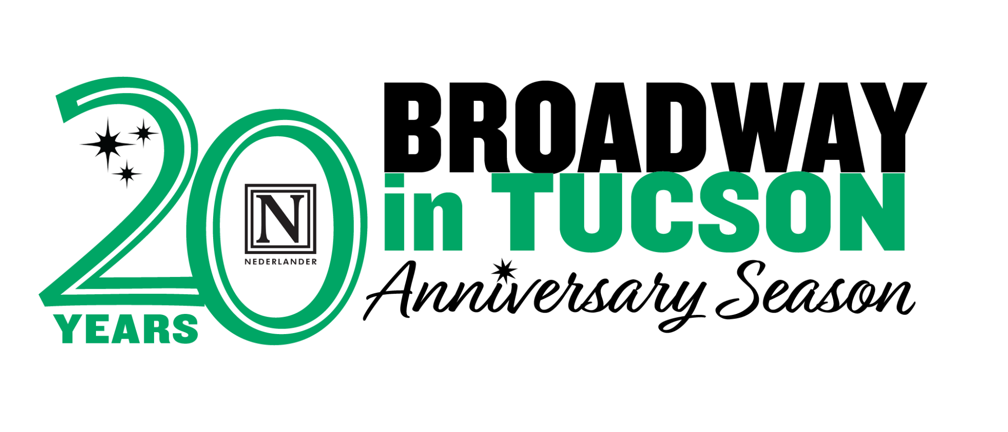 Broadway in Tucson 20th Year logo