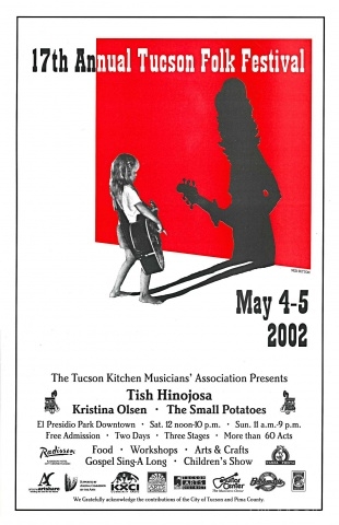 2002 Tucson Folk Festival Poster