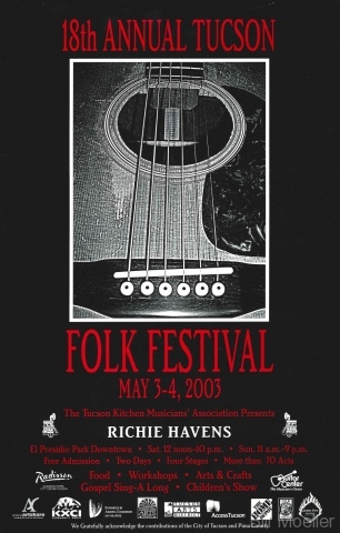 2003 Tucson Folk Festival Poster