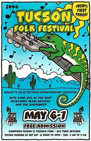 2006 Tucson Folk Festival Poster
