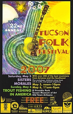 2007 Tucson Folk Festival Poster