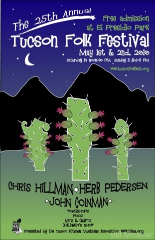 2010 Tucson Folk Festival Poster