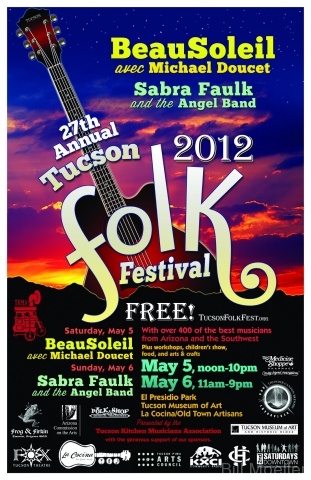 2012 Tucson Folk Festival Poster