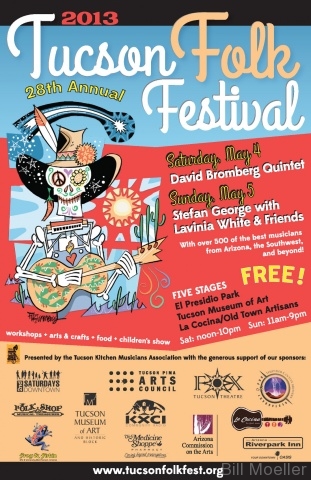 2013 Tucson Folk Festival Poster