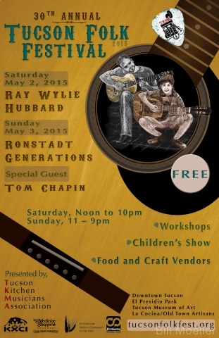 2015 Tucson Folk Festival Poster